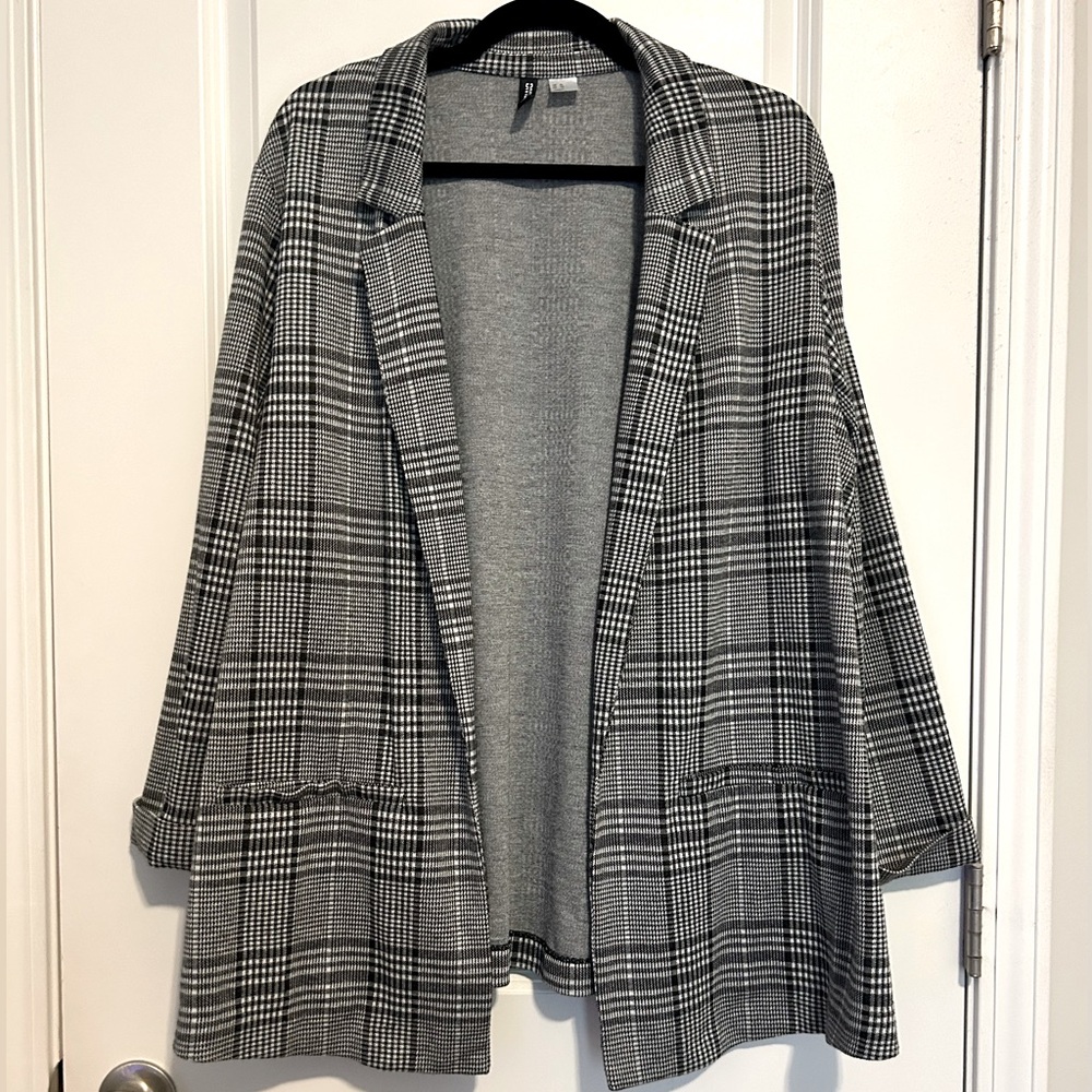 H&M Plaid Blazer